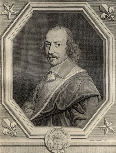 Cardinal Jules Mazarin, engraved 1656, from 